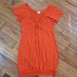 Wilfred Aritzia drape tunic flowy mini dress